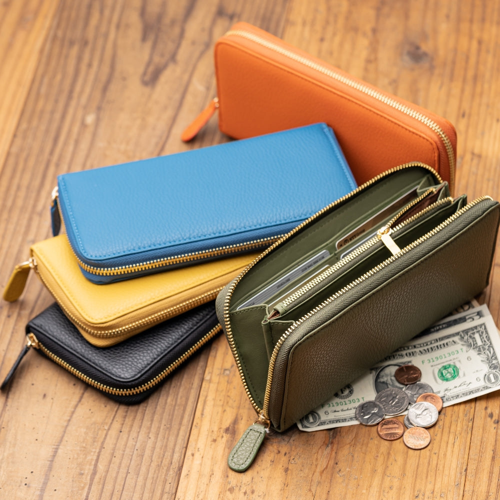 MURA 長財布 財布 レディース RFID スキミング防止 ファスナー