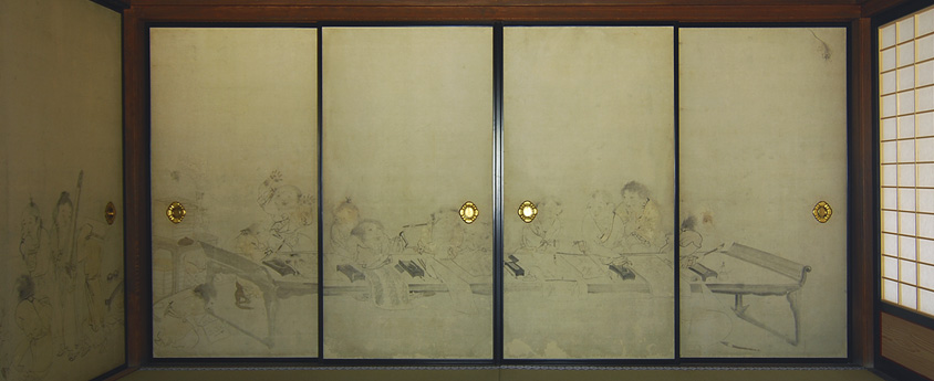 串本応挙芦雪館:下間二之間 -The main hall of Muryo temple room No.4-