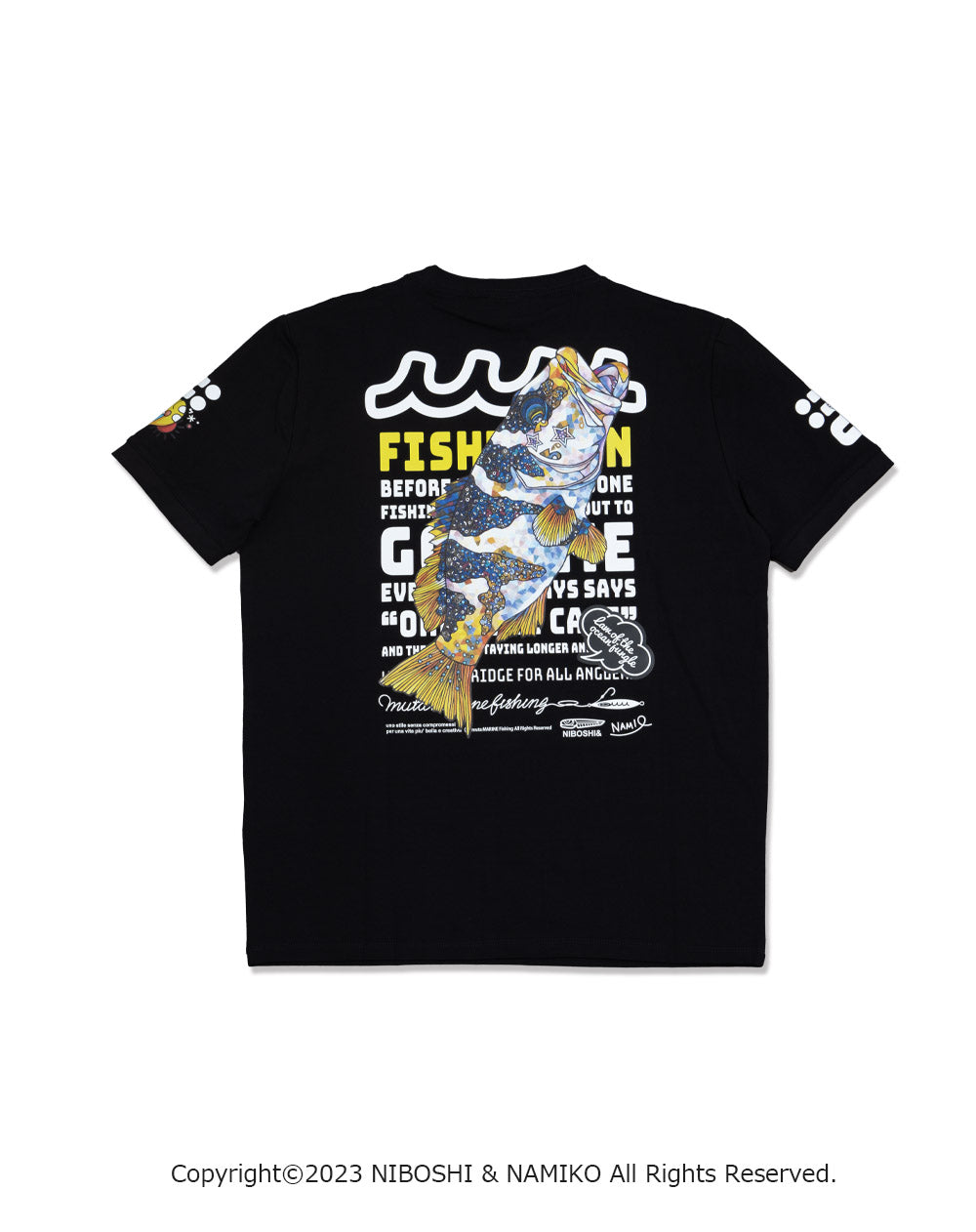 EVENT / WEB 限定］NAMIKO (NIBOSHI&) × muta MARINE Fishing Tシャツ