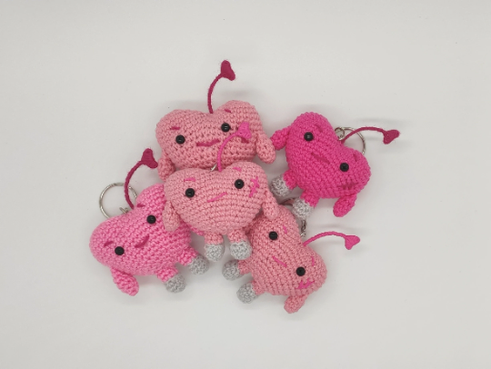 HEART TUNG Keychain, Stray Kids Amigurumi, Plushie –