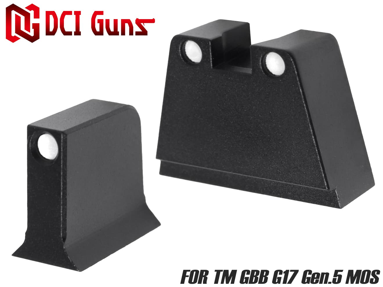 DCI Guns 蓄光ハイサイト 東京マルイ G17 Gen5 MOS用 | ミリタリー
