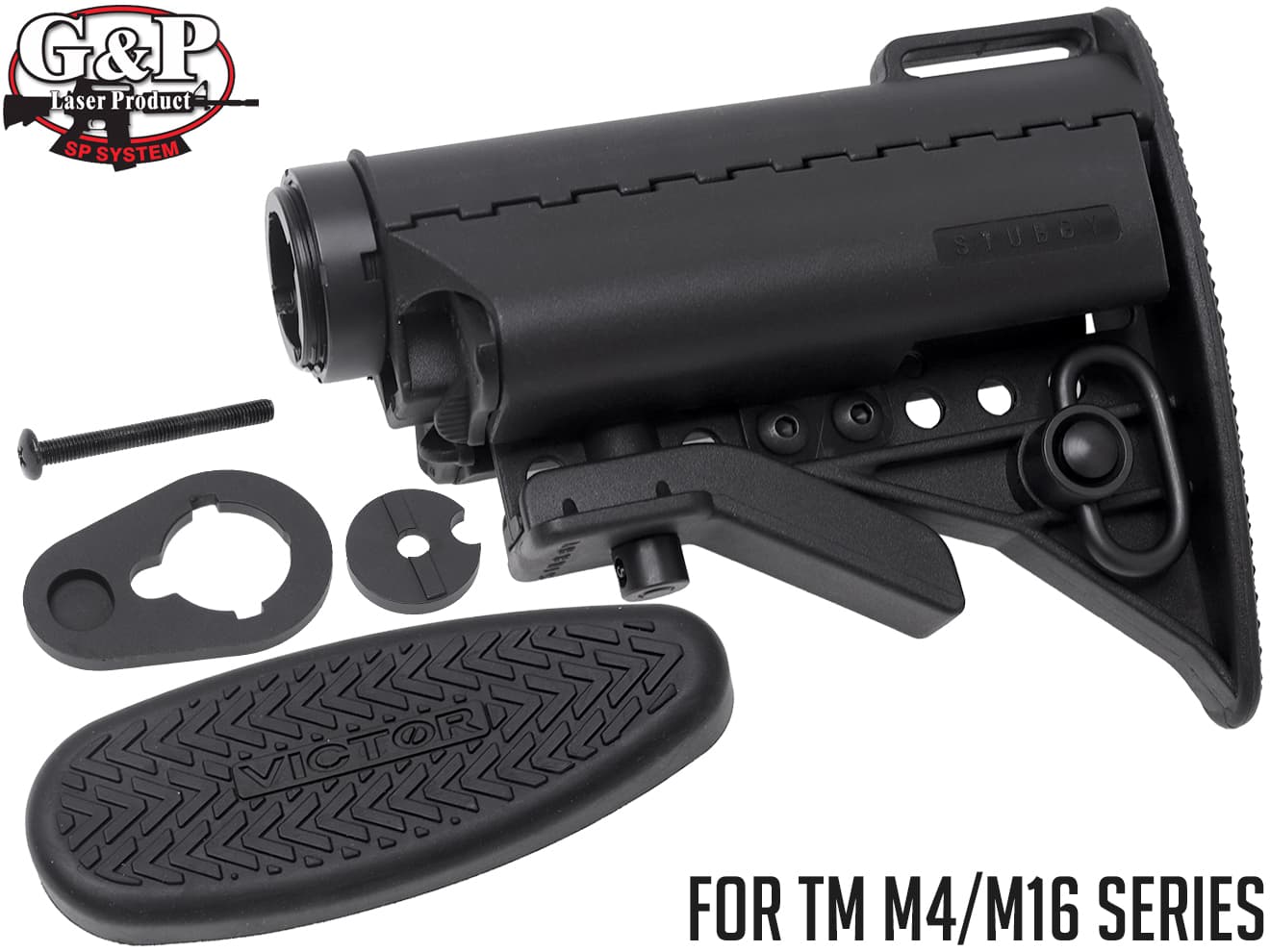 G&P Stubby バットストックセット w / 5Pバッファチューブ 東京マルイ