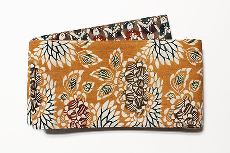 型小紋 三橋工房|江戸紅型 三橋京子|－モダンな半幅帯・商品のご紹介