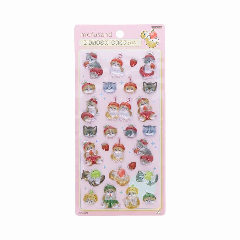 mofusand ボンボンドロップシールB | mofusandもふもふマーケット