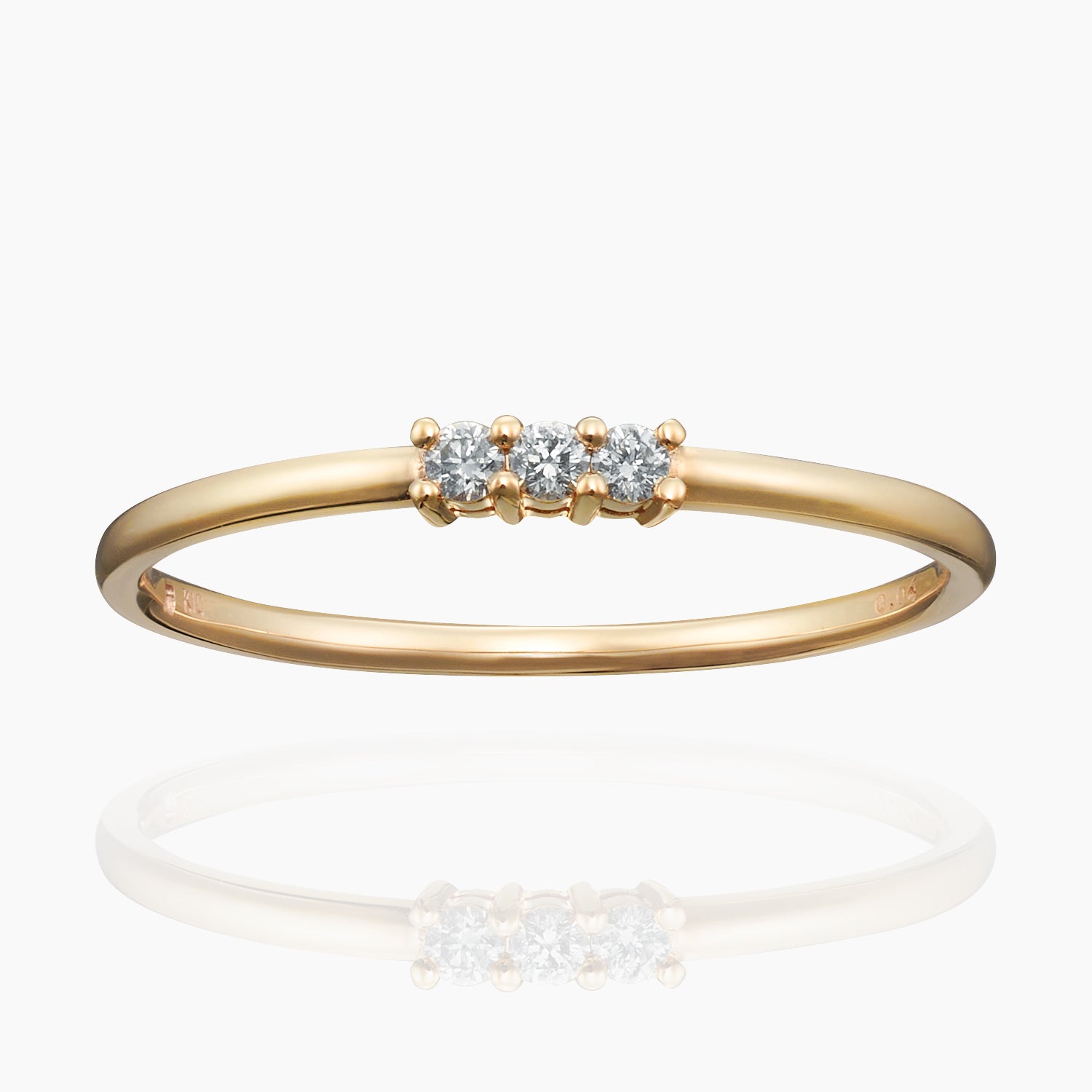 K10リング ルカ ダイヤ｜MONATELIER（モナトリエ）公式｜K10 一粒