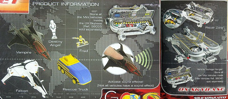 新キャプテンスカーレット ミニビークルセット