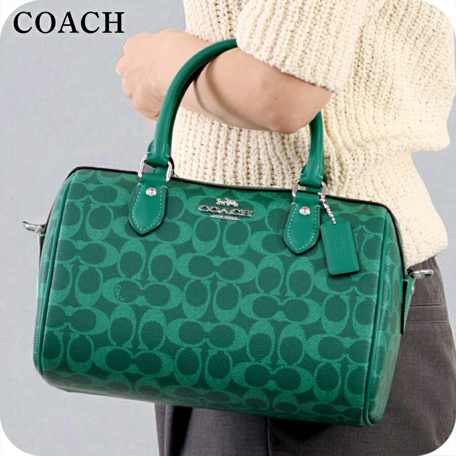 コーチ ハンドバッグ レディース ブランド COACH CV961 SVBH8 グリーン