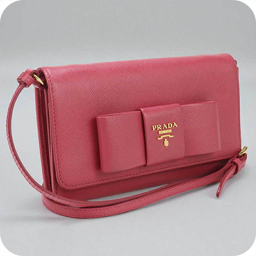 中古 プラダ チェーンウォレット レディース ブランド PRADA