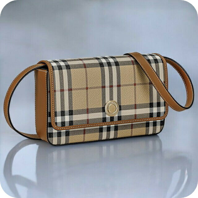 バ−バリ− ショルダーバッグ レディース ブランド BURBERRY チェック