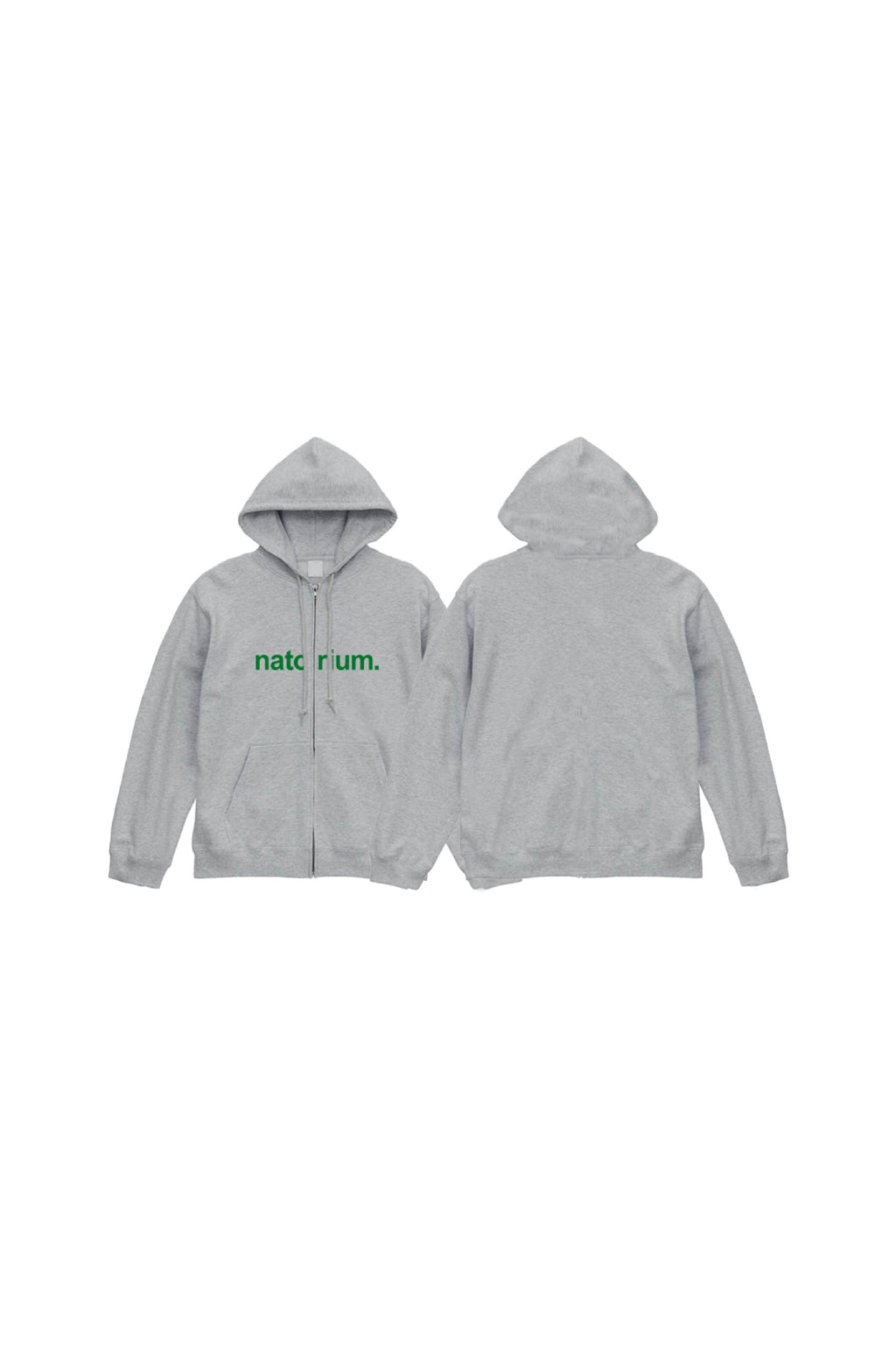 natorium zip Hoodie グレー – なとり natorium. Official Store