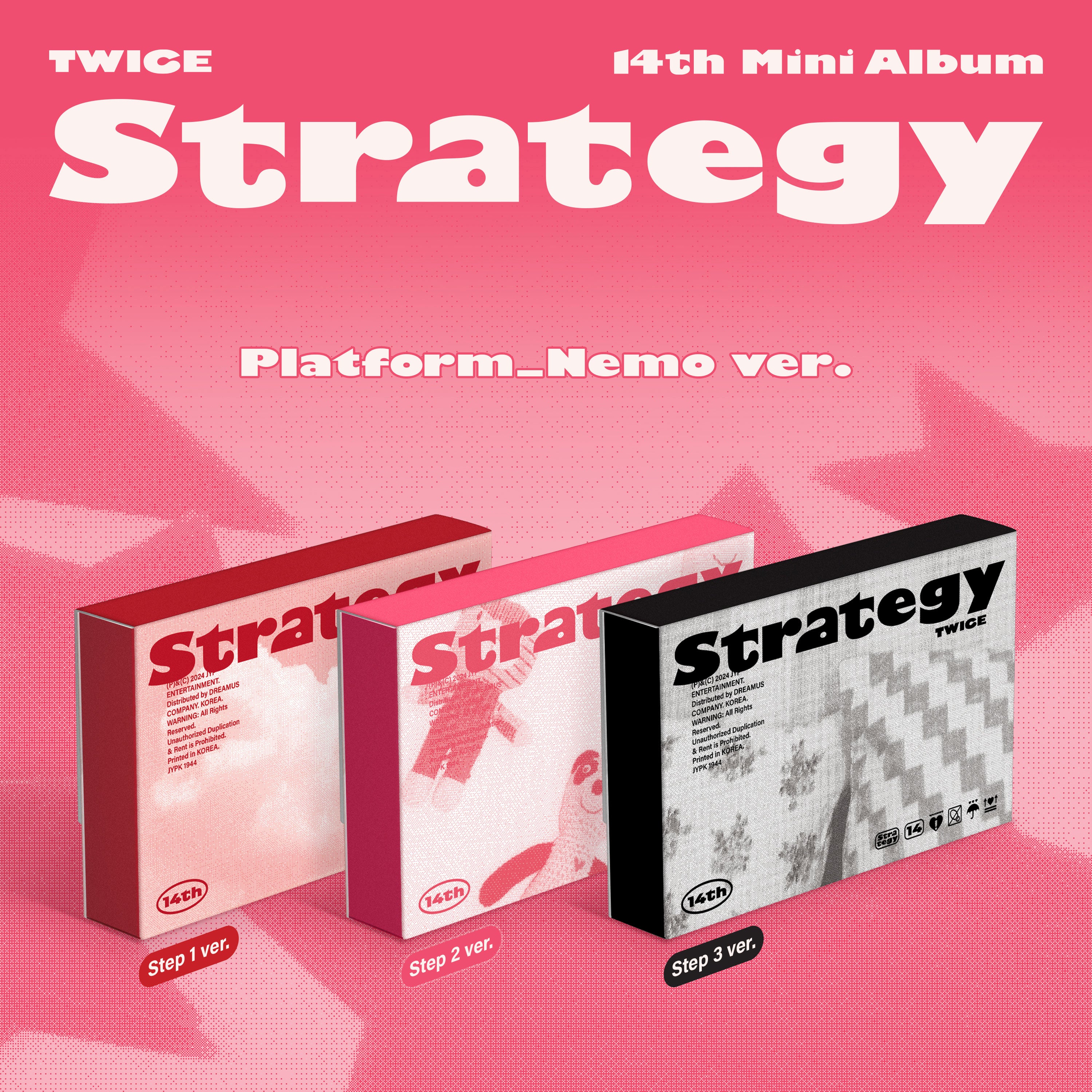 TWICE STRATEGY 14th Mini Album (Platform_Nemo ver) (Random