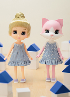 きせかえ人形 おでこちゃんとニッキ：かおぶれ