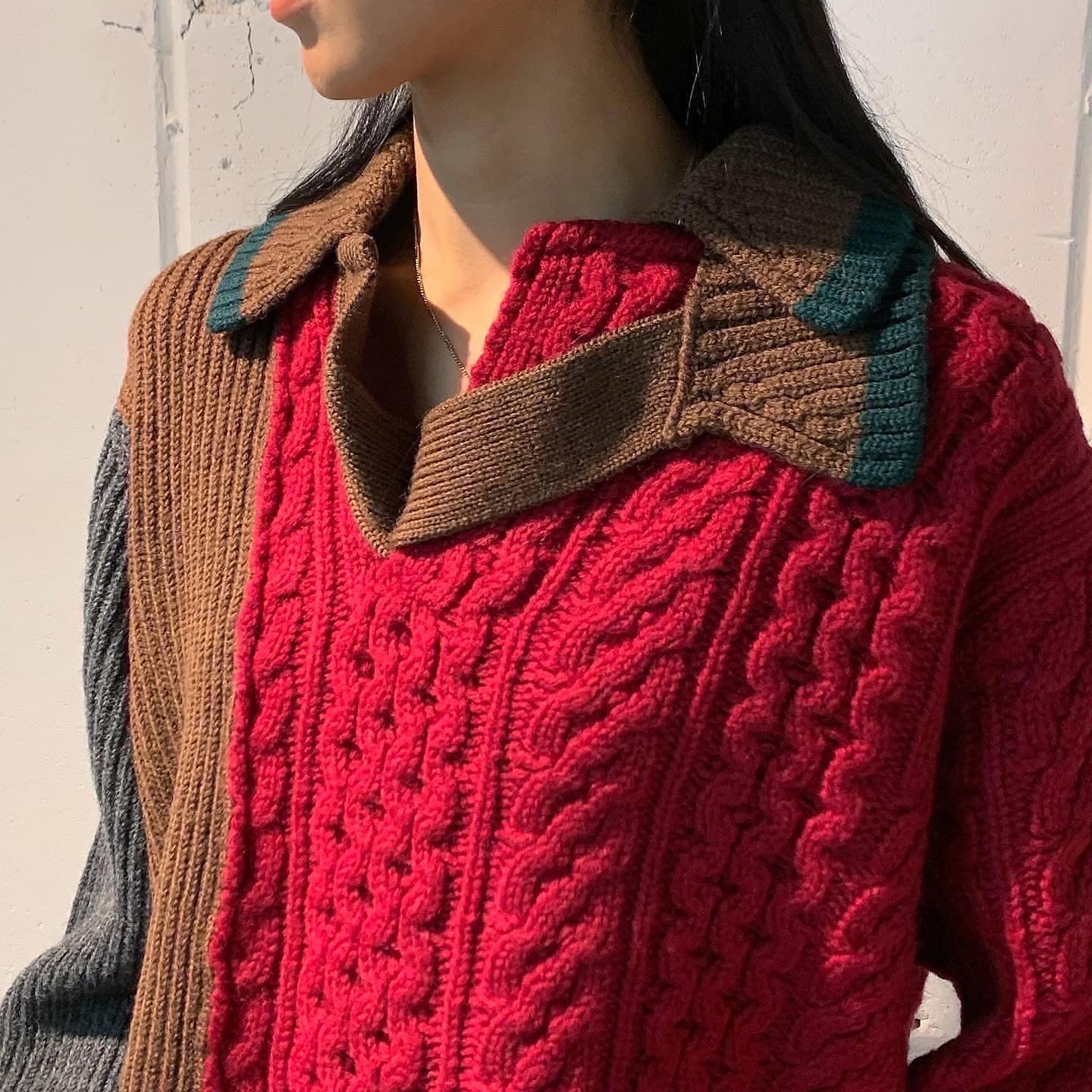 kolor】 ケーブルニット – ONENESS ONLINE STORE