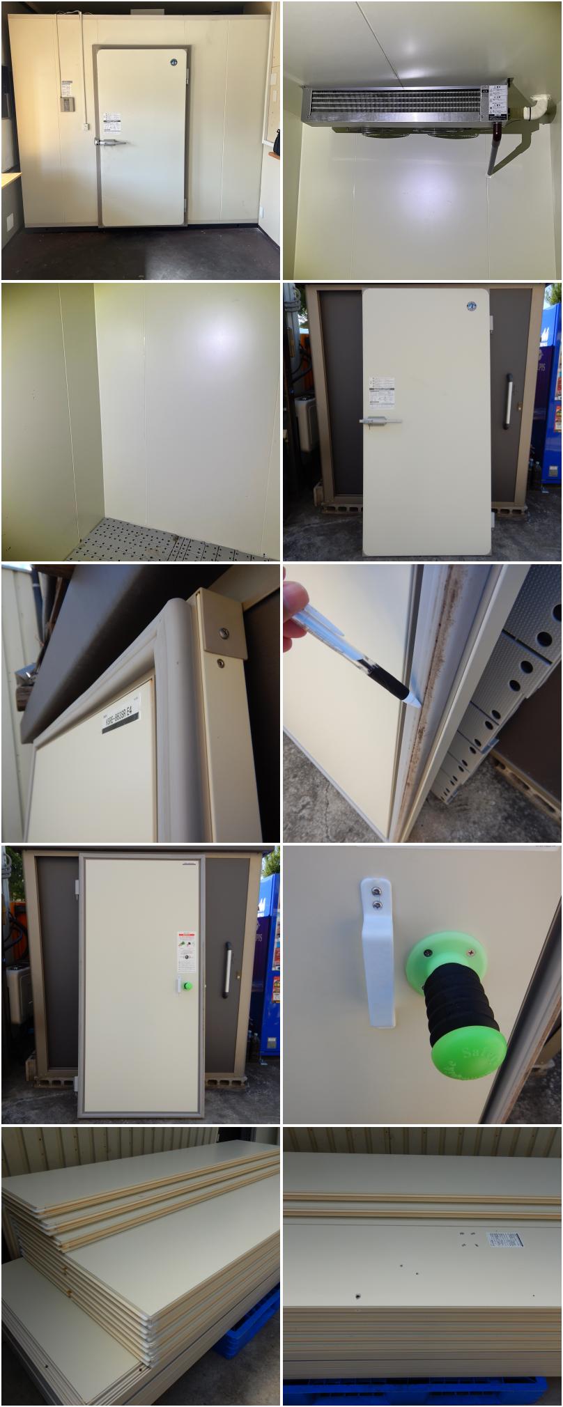 中古】 A07133 プレハブ冷蔵庫 1.5坪 ホシザキ HUS-11RA 3相200V