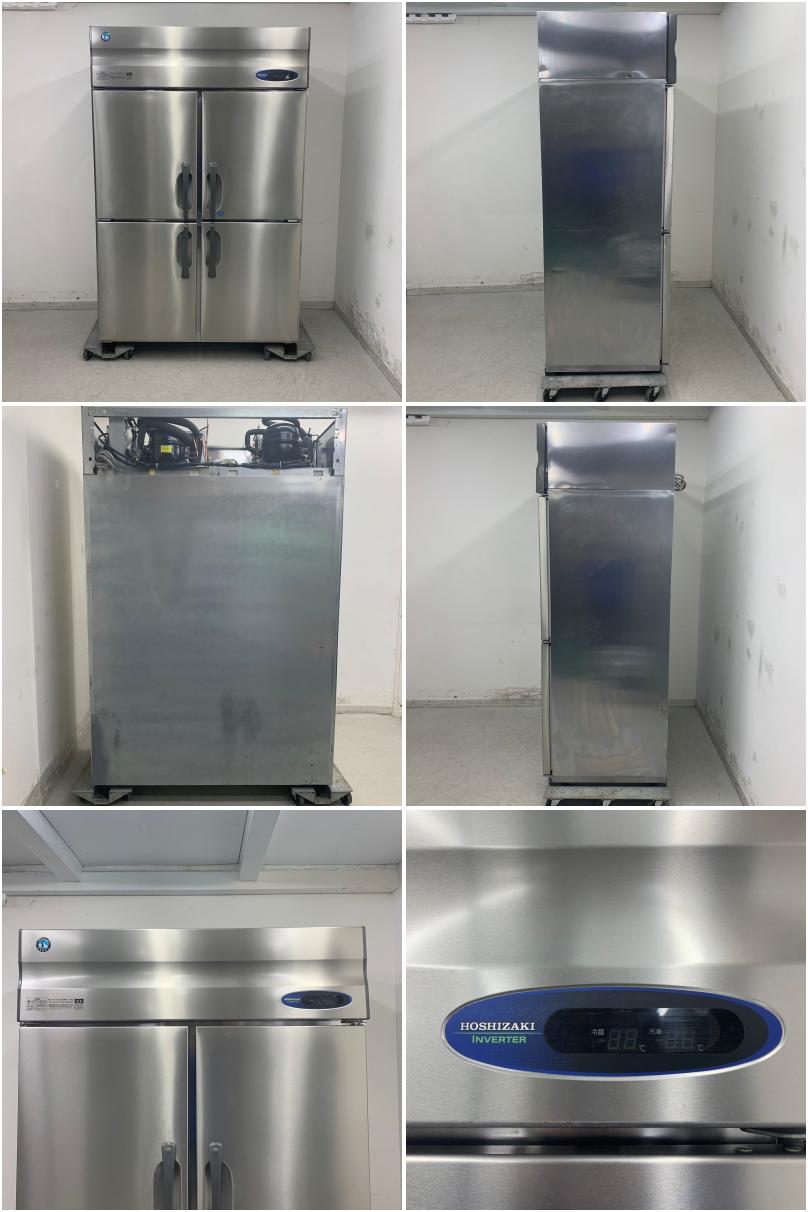 中古】 A07420 冷凍冷蔵庫 1凍3蔵 インバーター ホシザキ HRF-120ZT3