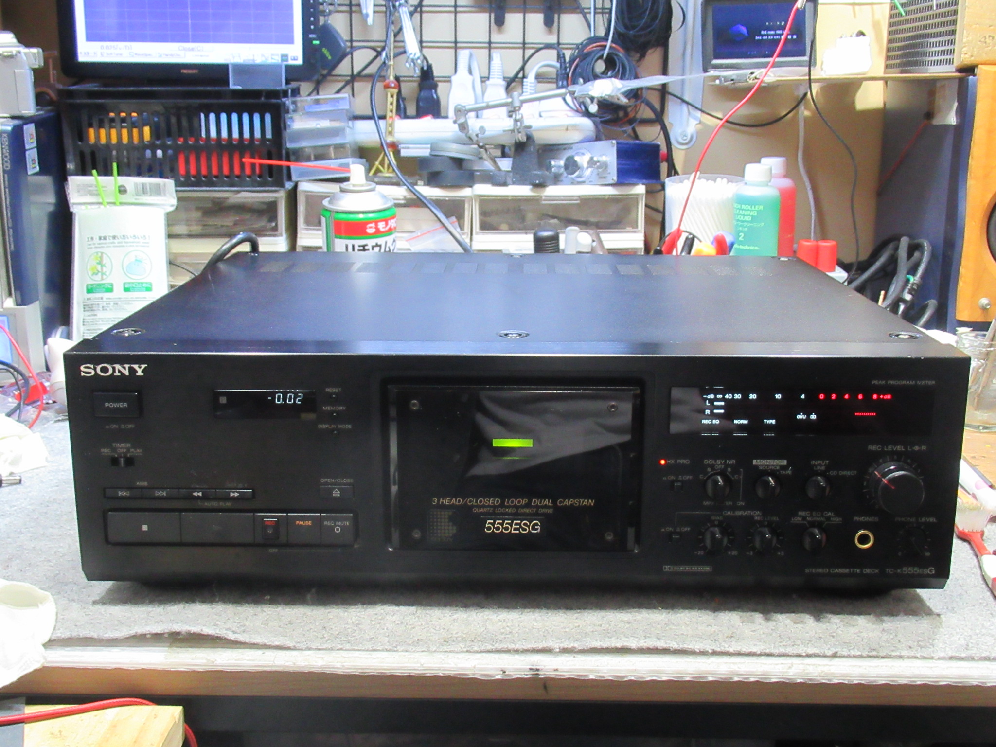 部品取り SONY カセットデッキ TC-K555ESG 部品取り SONY カセット
