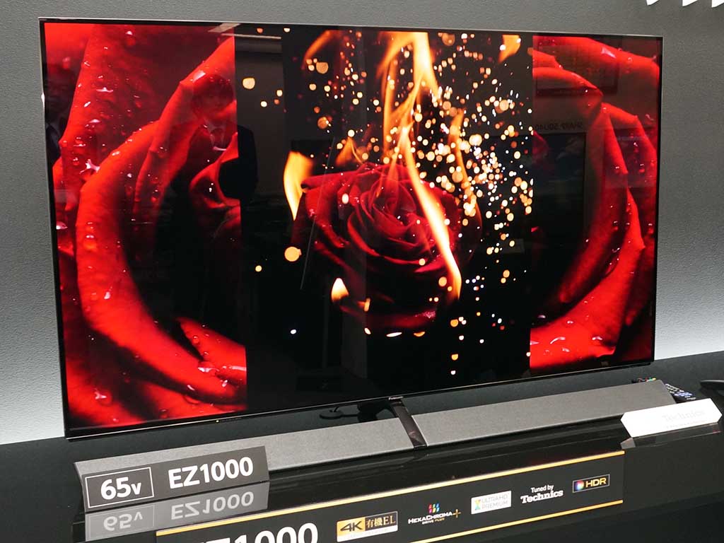 VIERA史上最高画質4K有機EL TV「EZ1000/EZ950」。プラズマの技術を継承