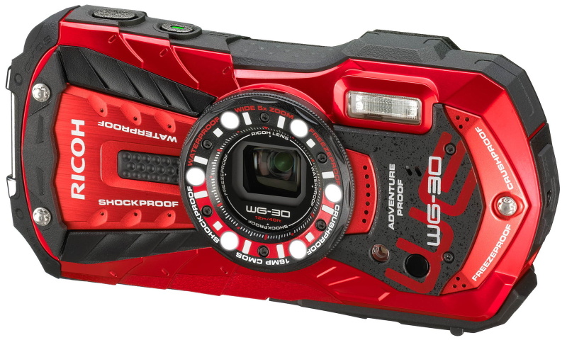 リコー、水深12mでフルHD動画撮影可能なコンパクトデジカメ「WG-30