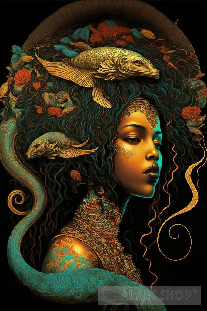 Mami Wata, goddess, mythology, africa, african, african mythology,