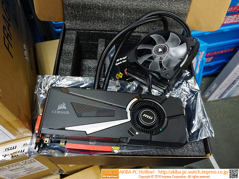 簡易水冷キットを搭載した「GeForce GTX 1080 SEA HAWK X」が発売、MSI