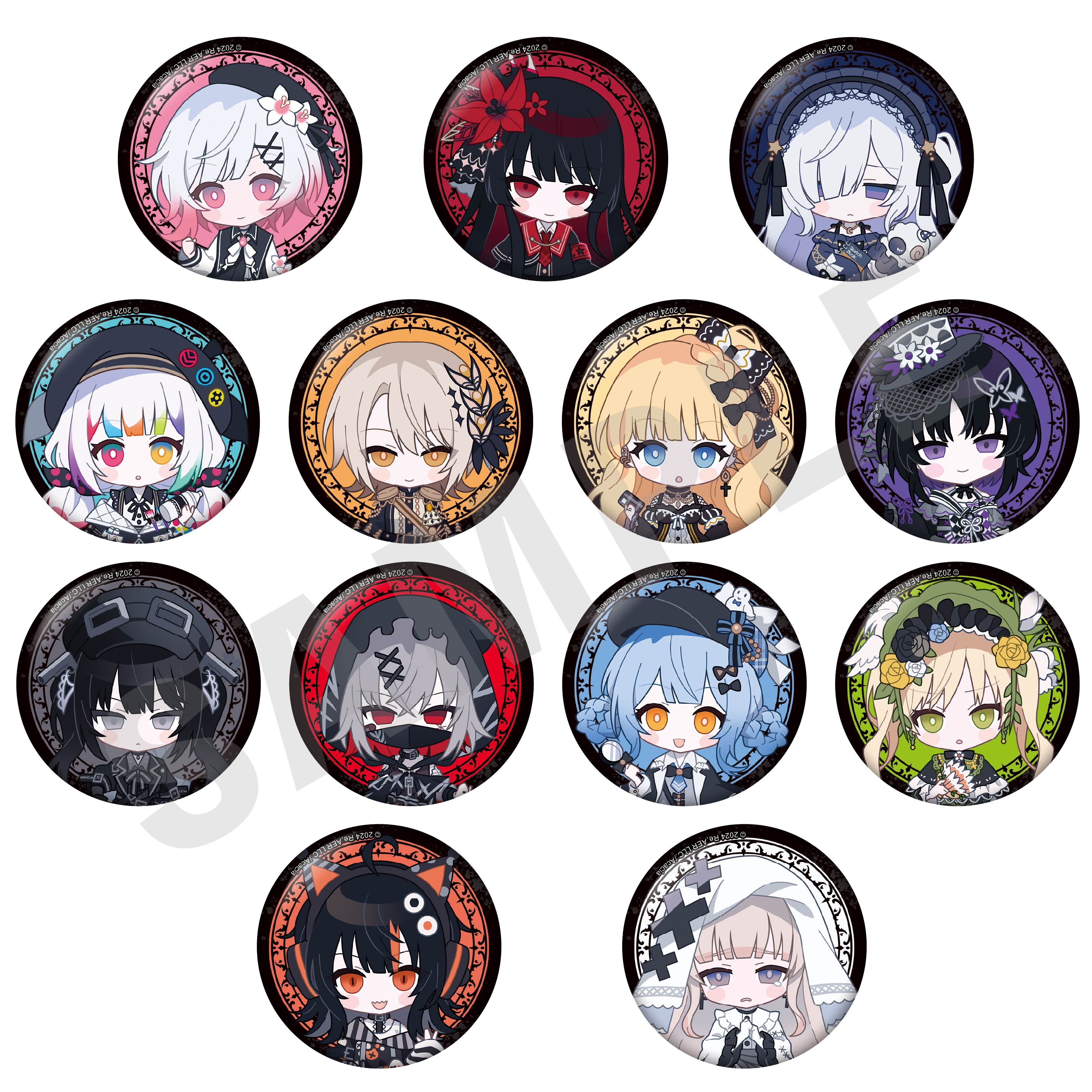 全種セット】「魔法少女ノ魔女裁判」トレーディング ミニキャラ缶