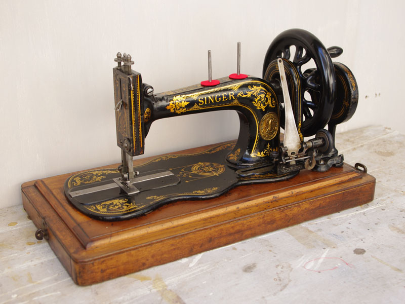 SINGER NEW FAMILY 12K シンガー製 手回しミシン 足踏みミシン・手回し