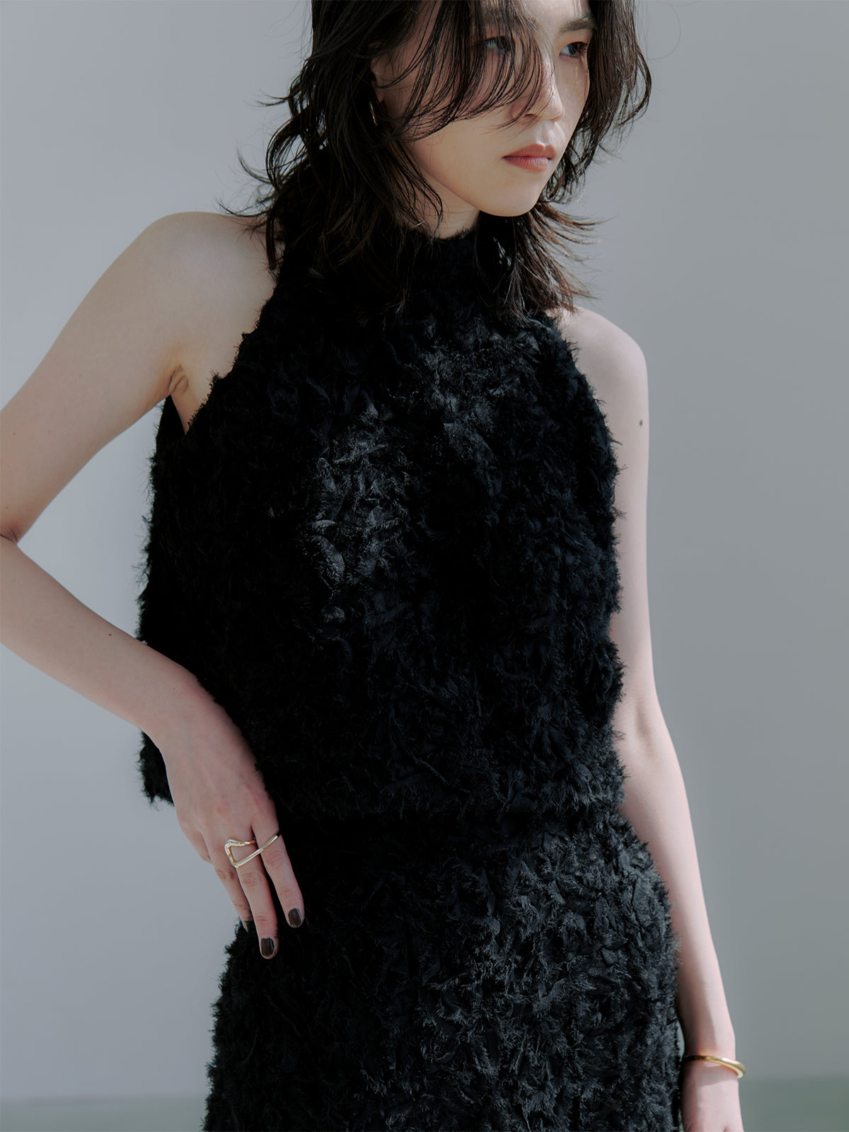 エンブロイダリーアメスリブラウス