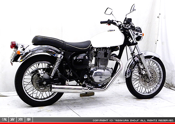 浅倉商事：エストレヤ用 US-W900タイプマフラー【フルエキゾーストタイプ】