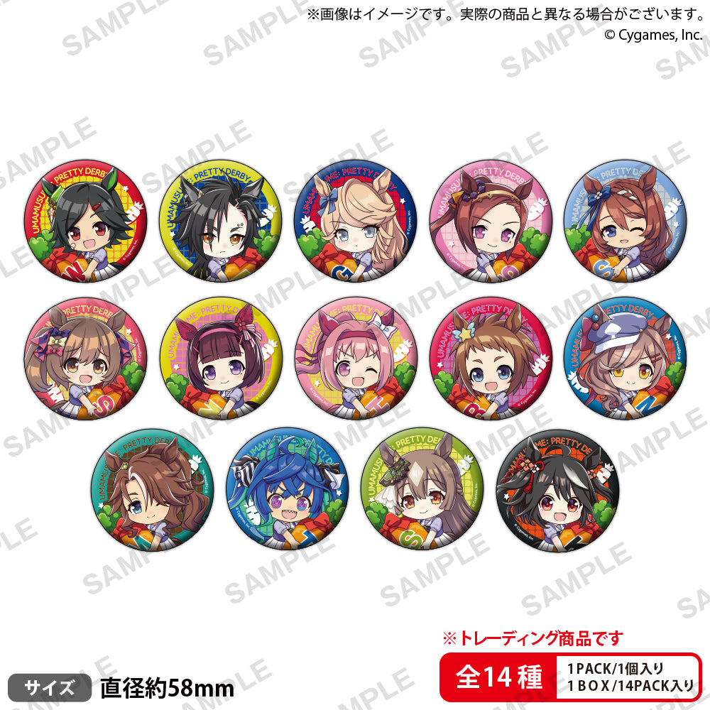 ウマ娘 プリティーダービー むぎゅみにトレーディング缶バッジ vol.2