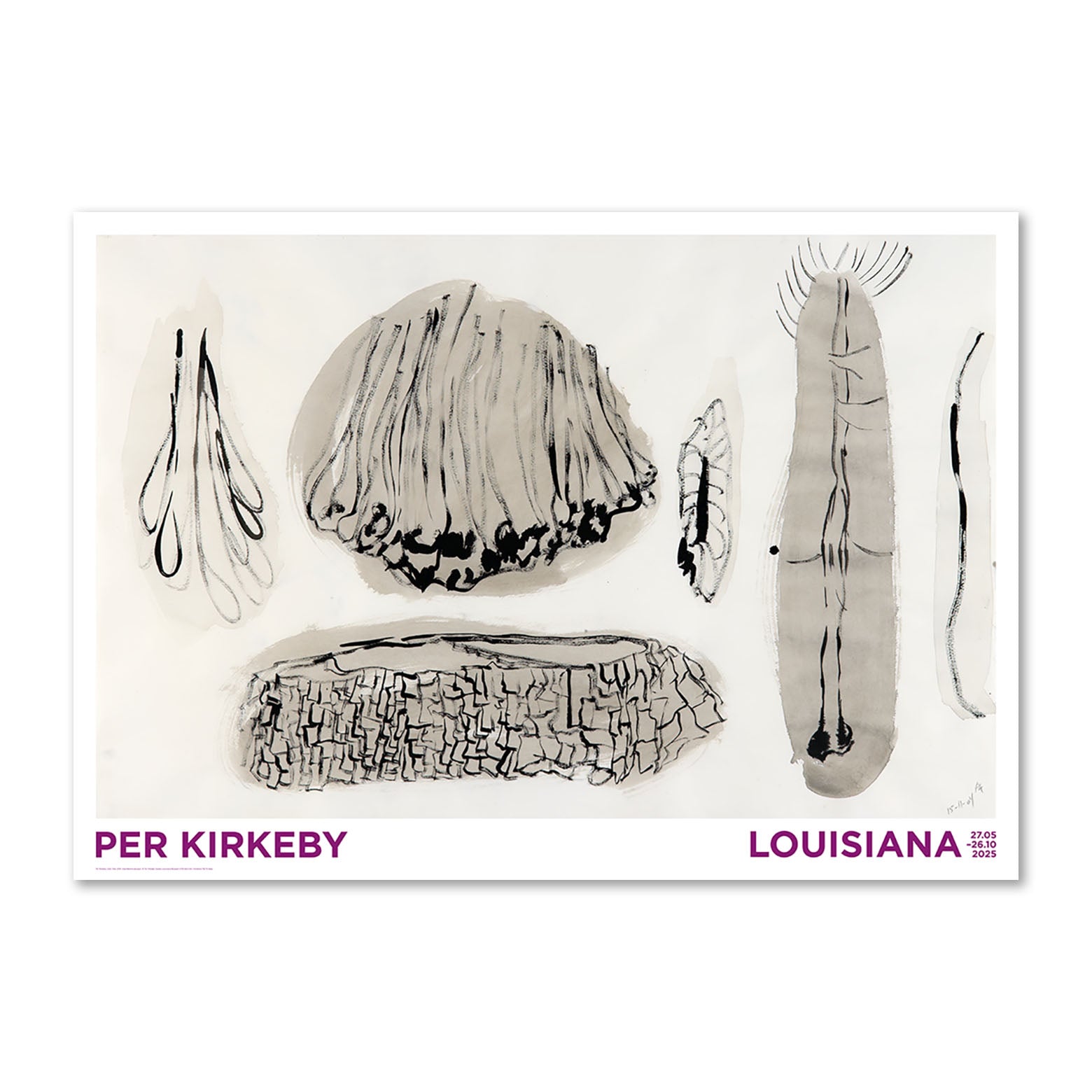 Per Kirkeby – Untitled (2004) – Louisiana Plakat