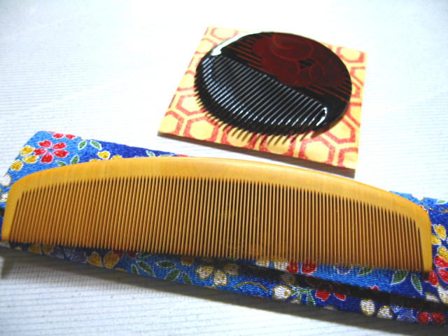 廣島つげ櫛 コーム 江戸東櫛 廣島政夫さん廣島つげ櫛(夢の櫛) 【公式通販】