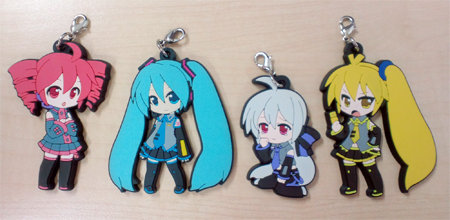 プレゼント企画】「弱音ハク・亞北ネル・重音テト」ラバーストラップを