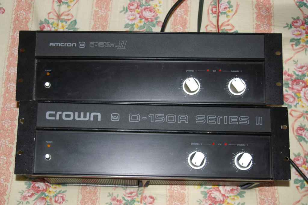 Crown(Amcron) 業務用パワーアンプ D-150A SeriesII の修理