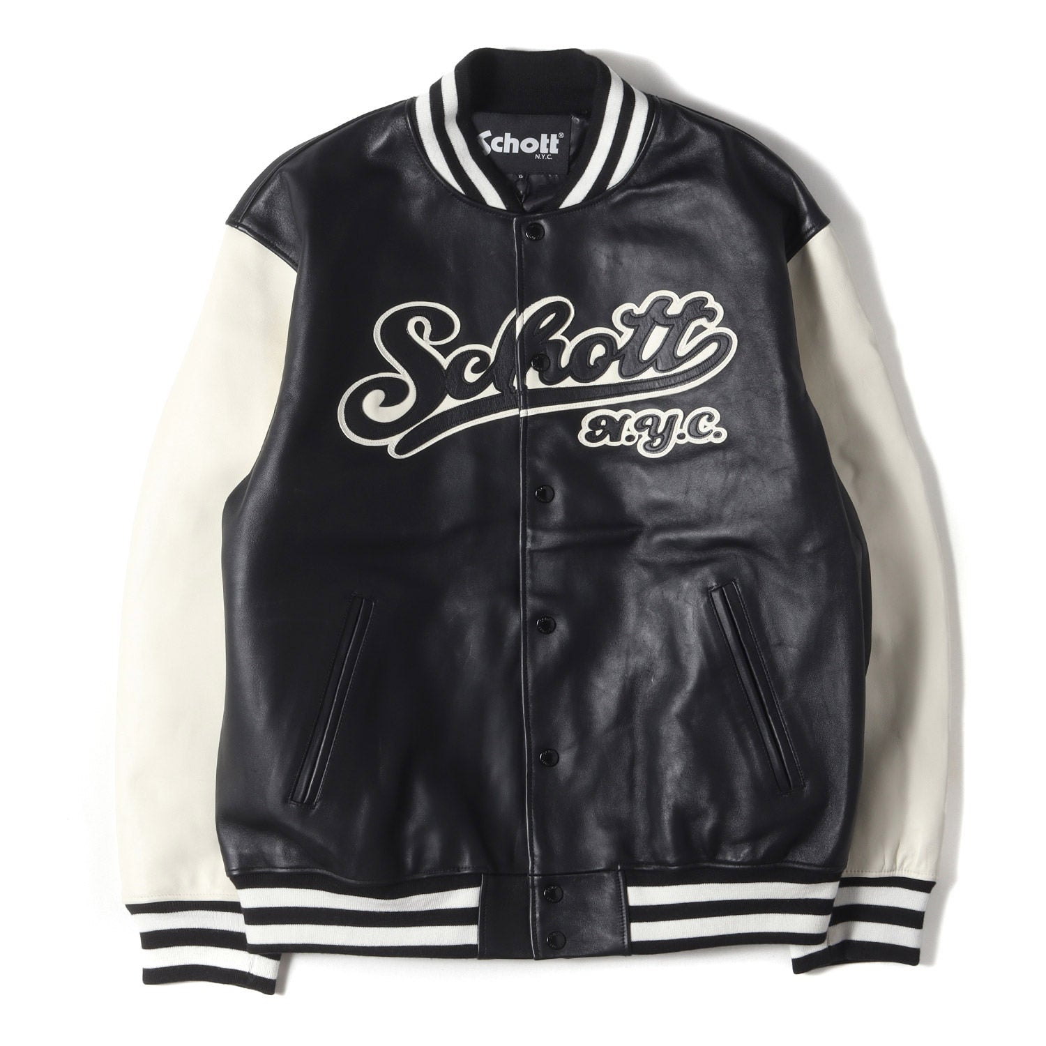 Schott (ショット) 22AW シープスキン フルレザー スタジアム