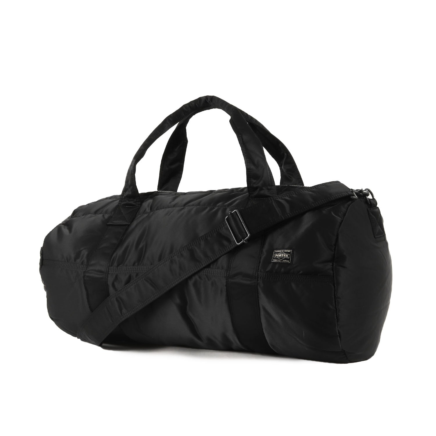 美品】ポーター タンカー 2Way ドラムバッグ Lサイズ ブラック W57 美