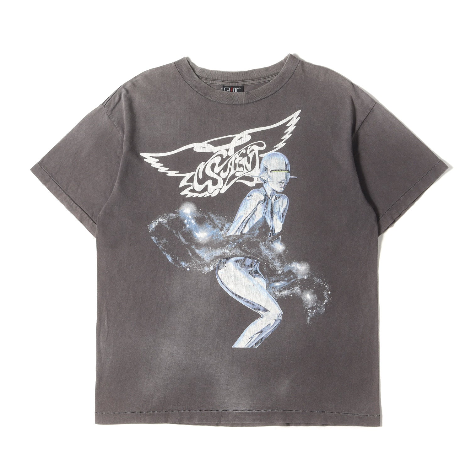 22SS ×空山基 ヴィンテージ加工 エアロスミス パロディー Tシャツ(SS