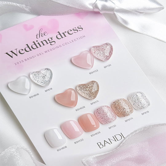 Wedding Collection] 10%OFF ウェディングドレス カラージェルセット 6色