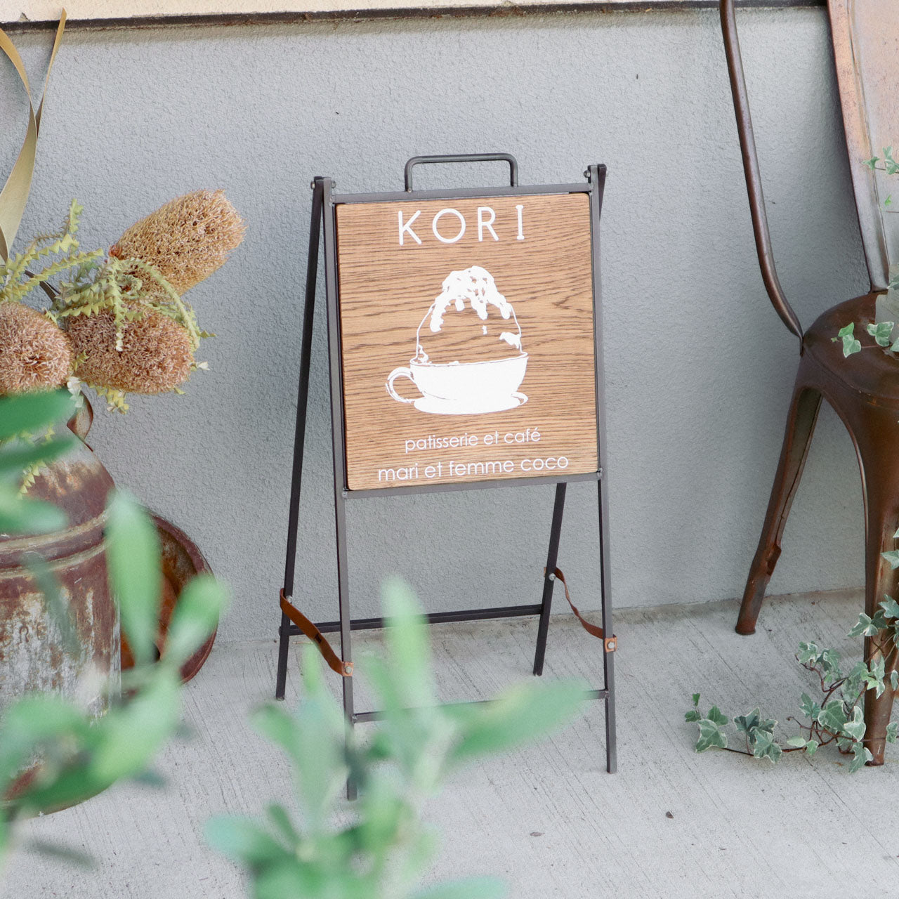 アイアンサインボード Bタイプ | オーダーメイドのアイアン家具を中心