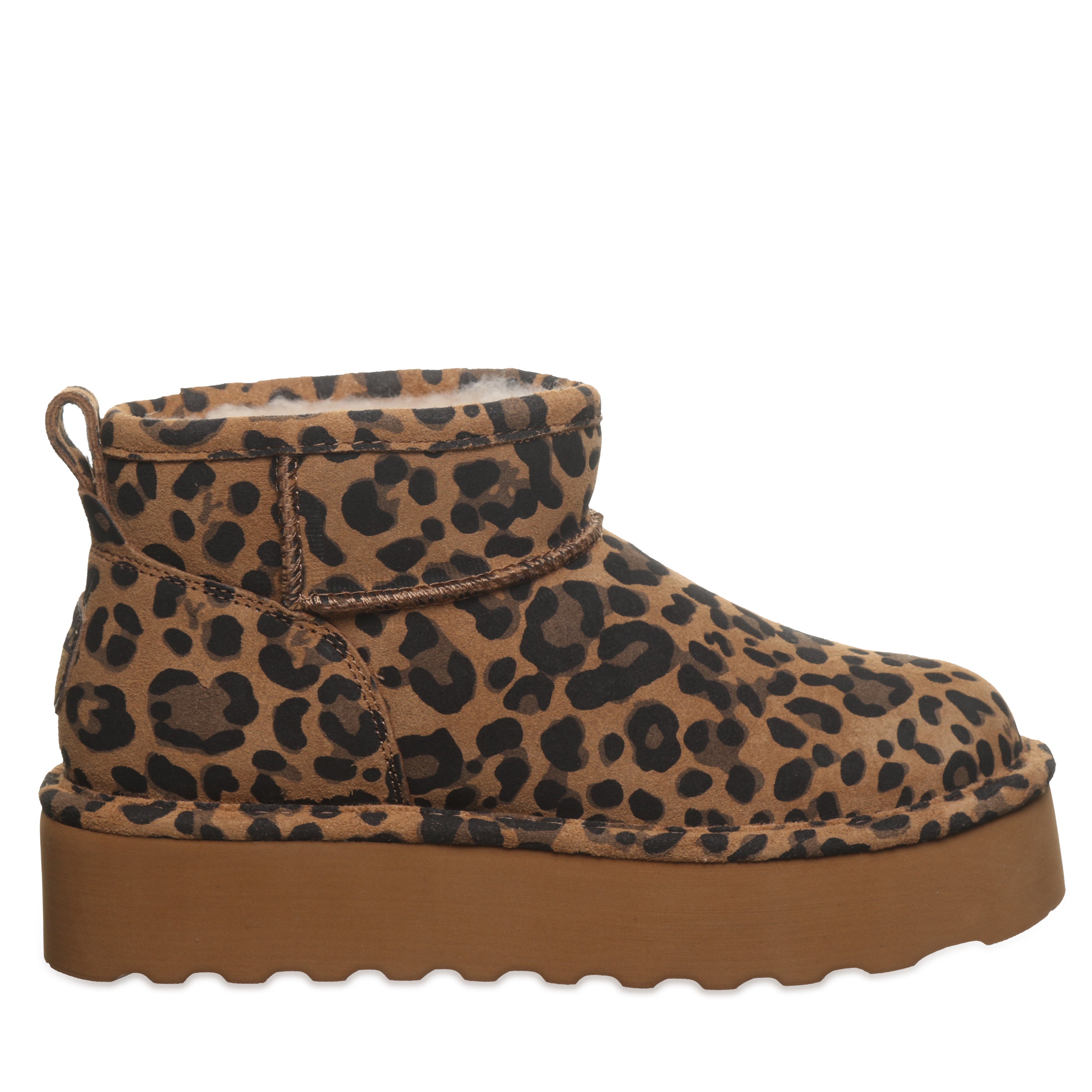 RETRO SHORTY EXOTIC TOBACCO LEOPARD – BEARPAW Shoes