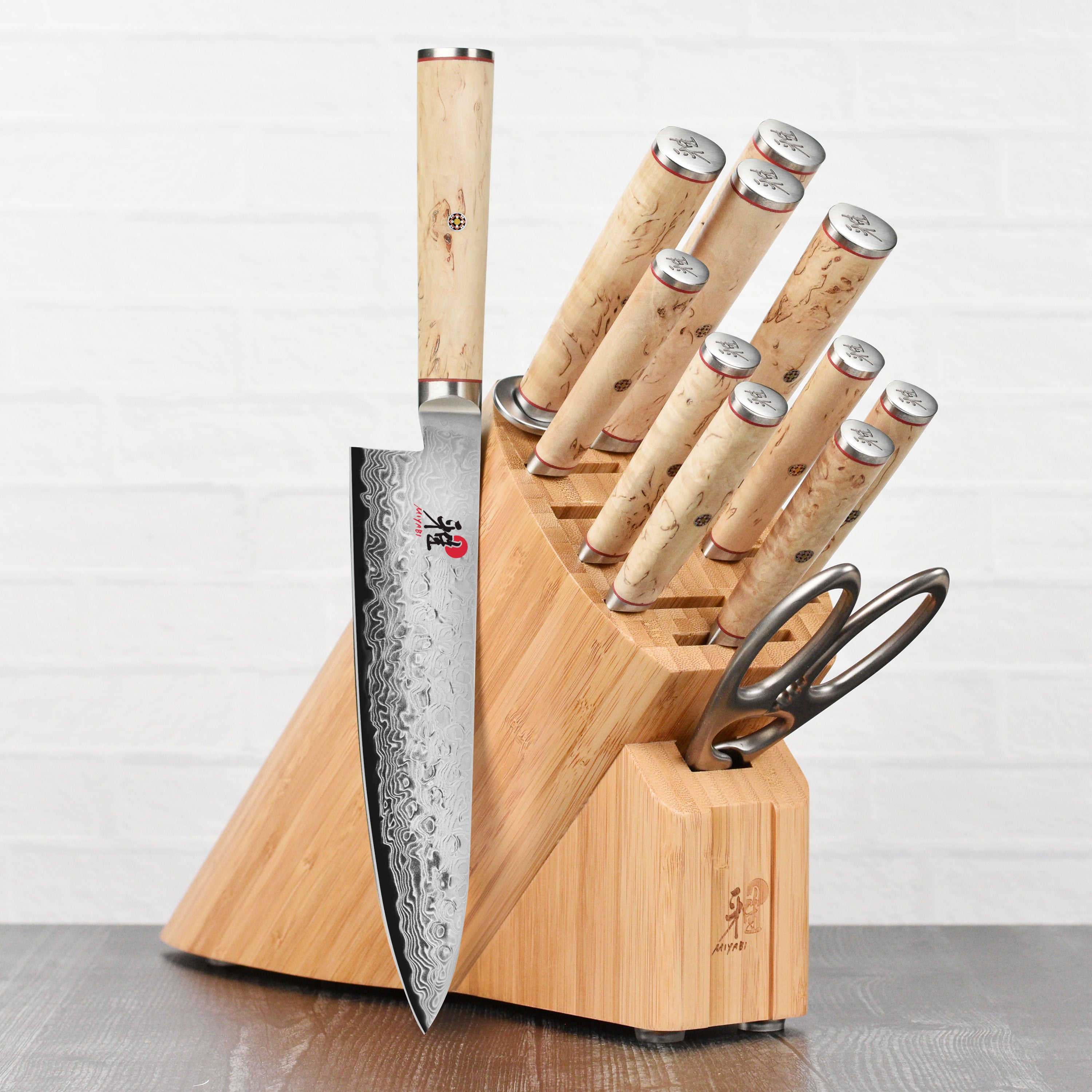 Miyabi Birchwood Knife Block Set - 13 Piece – Cutlery and More