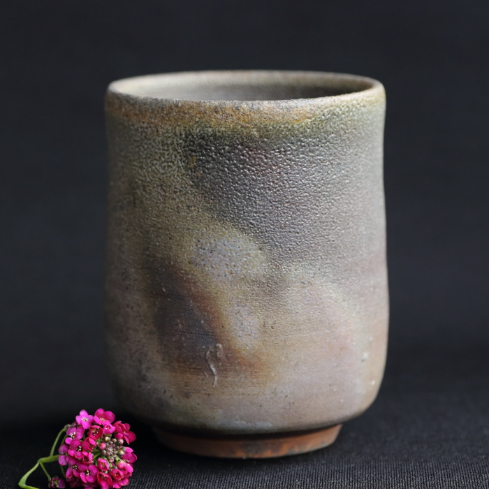 備前 緋襷 湯呑み フリーカップ 作家一点もの 備前 緋襷 湯呑み フリー