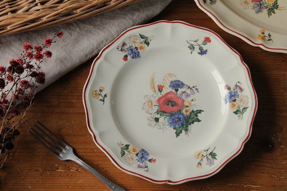 ディゴワンサルグミンヌ窯アグレストシリーズ平皿（直径24.5cm