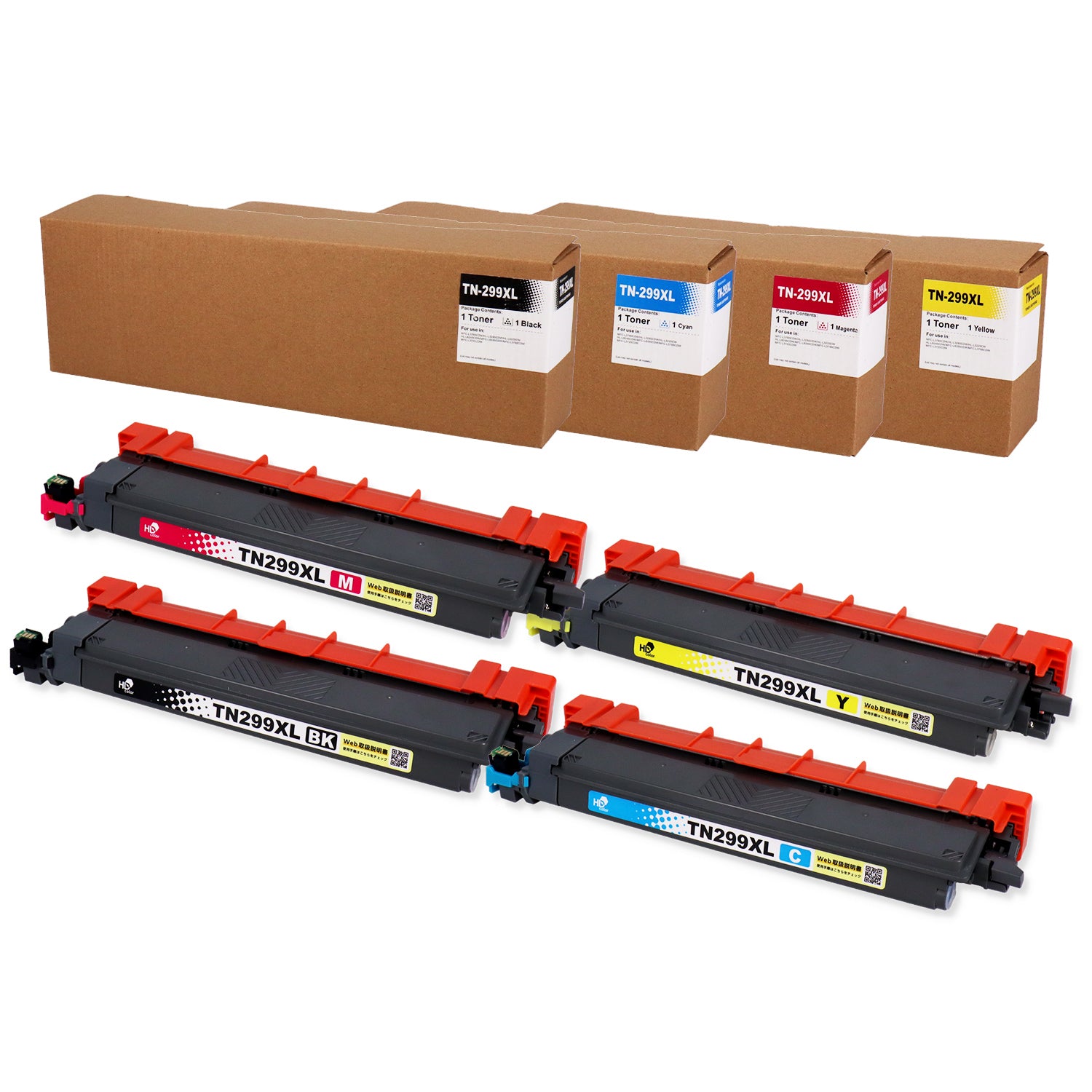 TN299XL 4色セット 互換トナー 大容量｜インクのチップス本店