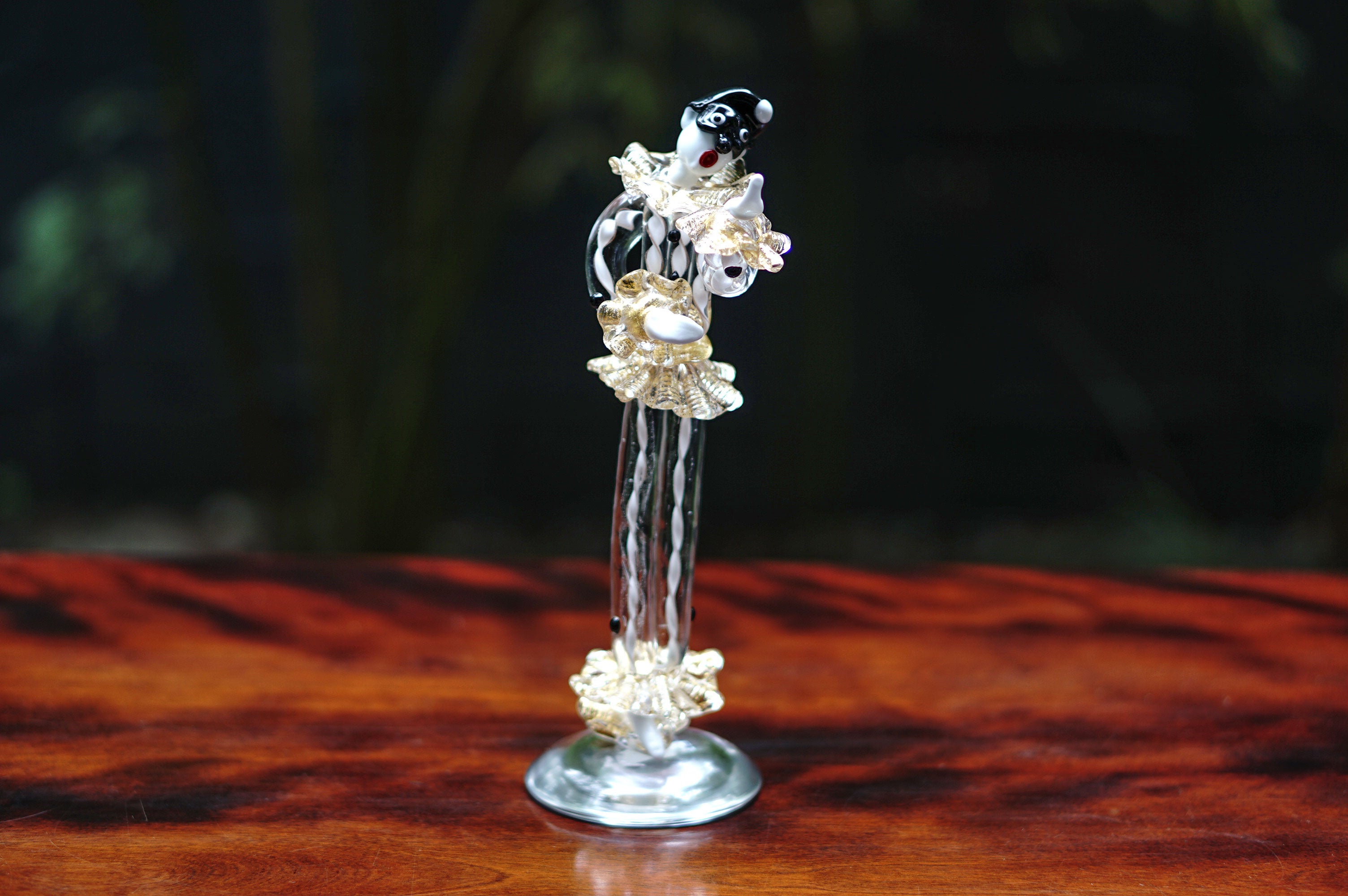 ムラーノガラス（ベネチアングラス）〈オブジェ／置物〉小像「ピエロ