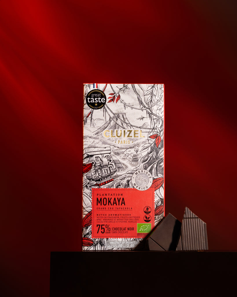 Dark Chocolate Bar, 75% Single Estate Mokaya – Chocolat Michel Cluizel