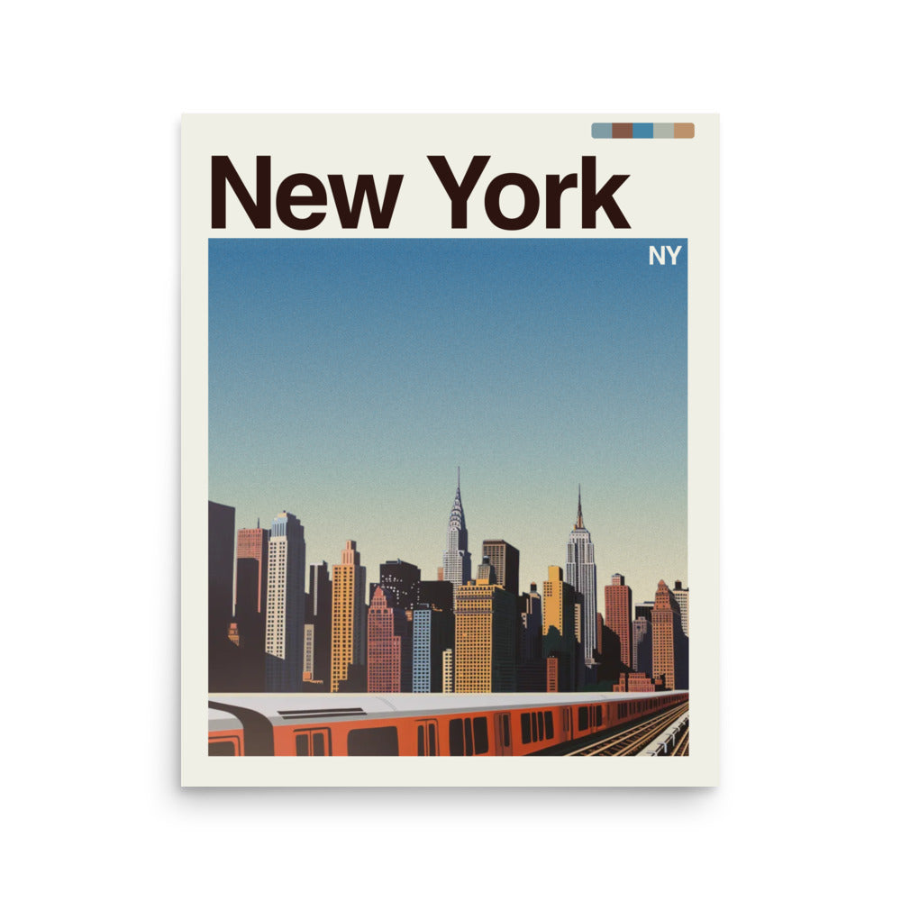 New York Poster – Contemporary Standards