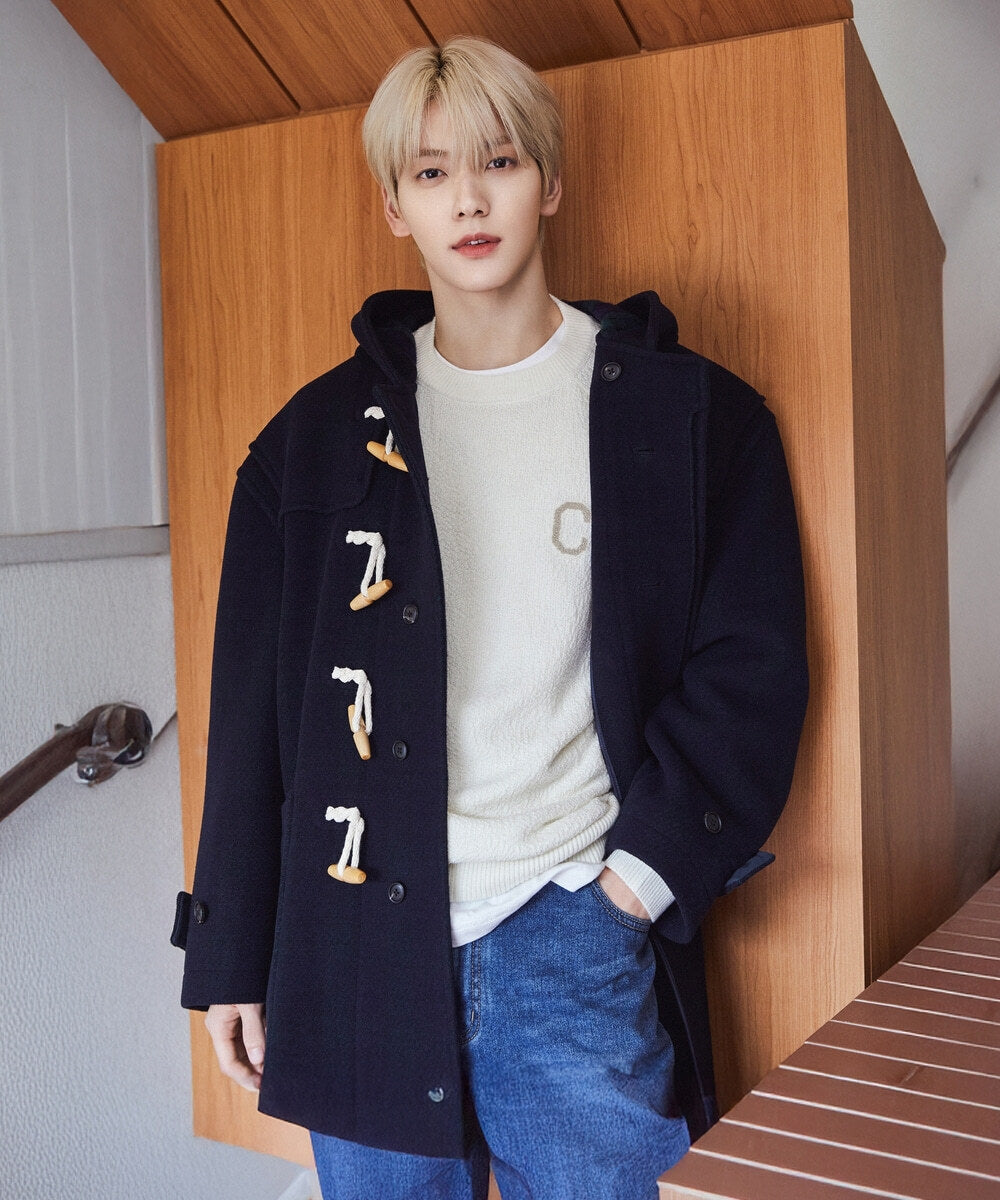 CHECKED HOODED DUFFLE COAT – Covernat