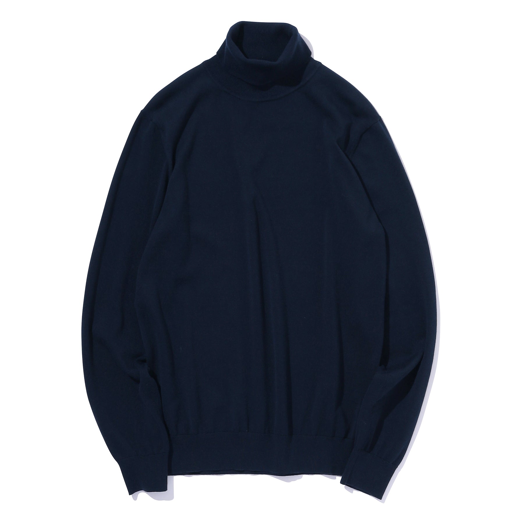 スビンプラチナム タートルネックニット ネイビー | ＋CLOTHET ONLINE
