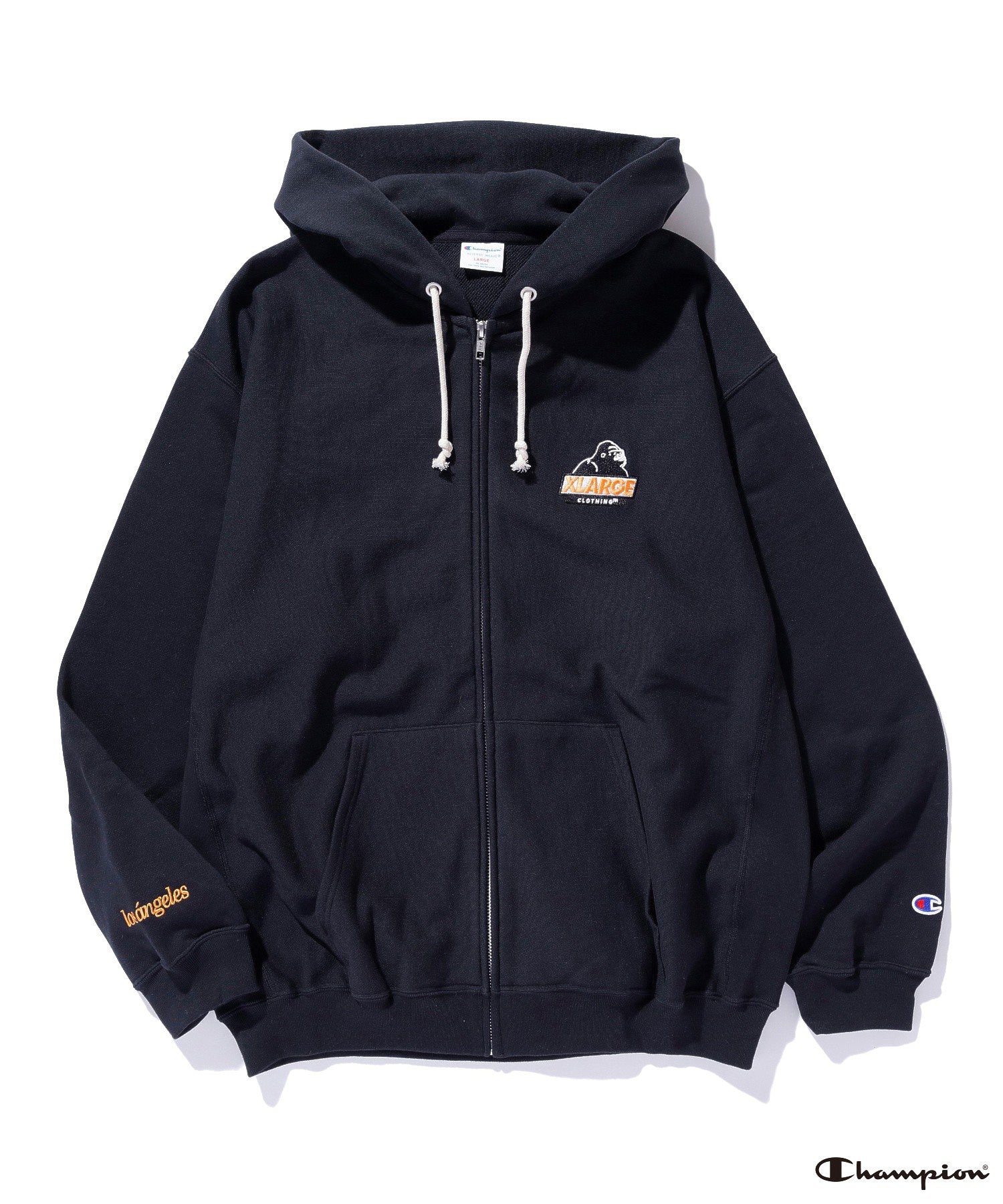 XLARGE×Champion REVERSE WEAVE ZIP HOODED SWEATSHIRT – calif