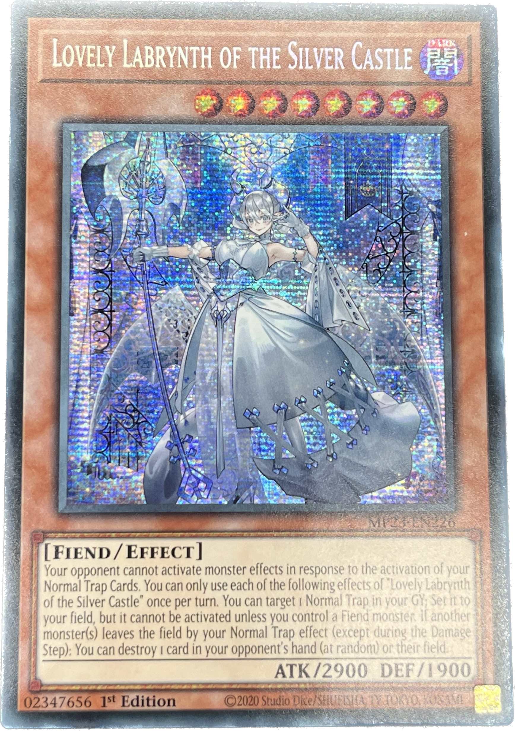 PSA9相当 白銀の城のラビュリンス アルティメットレア CR02-AE118 PSA9